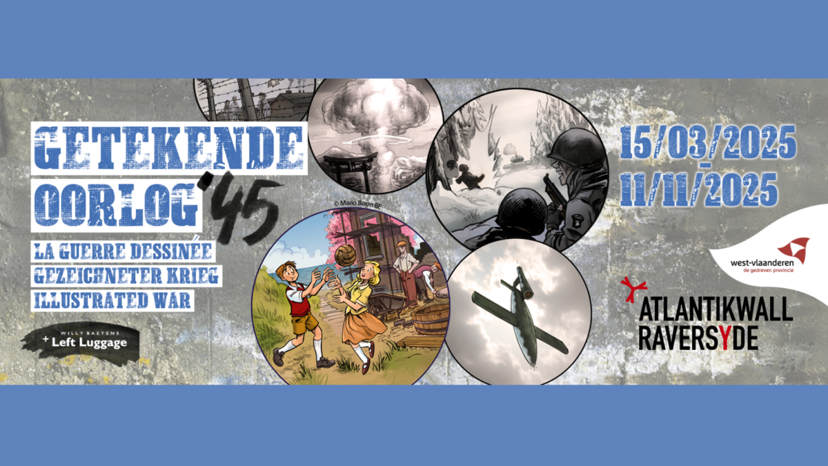 Radiospot voor expo "Getekende Oorlog '45"